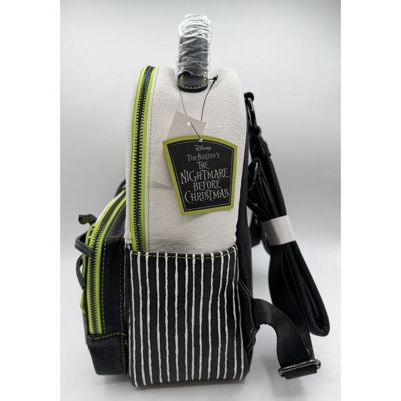 Loungefly Disney Jack Skellington Mini Backpack Nightmare Before Christmas *Read main image 11